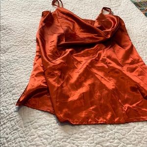 Straps cowl neck dress